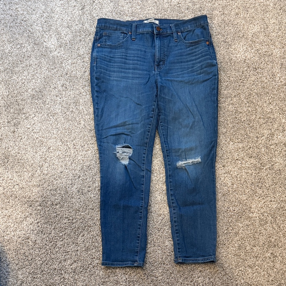 Madewell 9” High Rise Skinny Crop Jean